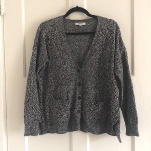 Heather Grey Sweater Cardigan size Medium